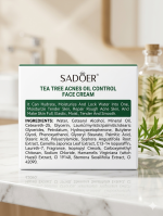 ​🌿 SADOER Tea Tree Acnes Oil Control Face Cream (50g) 🌿 - Image 2