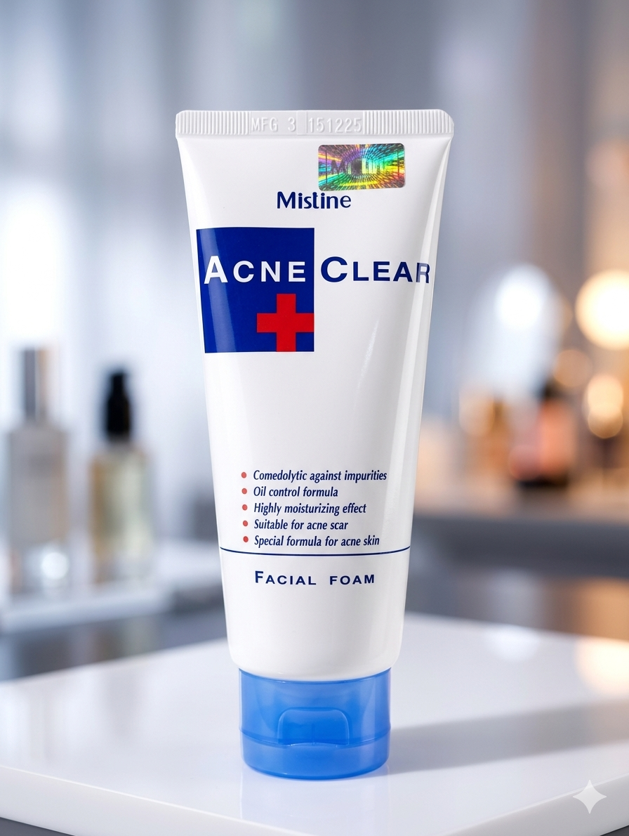 1782237476177 Mistine Acne Clear Facial Foam - Image 1