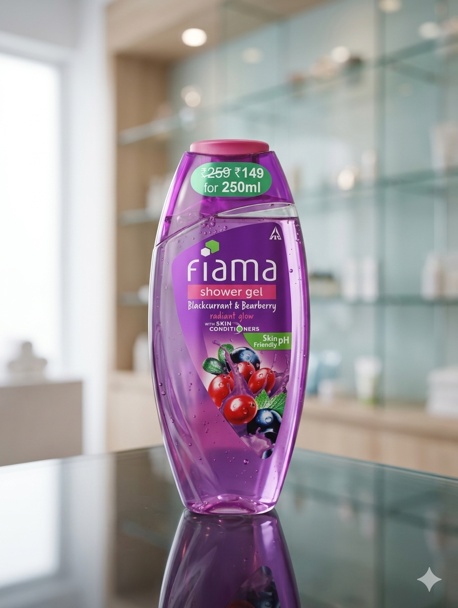 1782537830149 Fiama Blackcurrant & Bearberry Shower Gel (250 ml) - Image 1