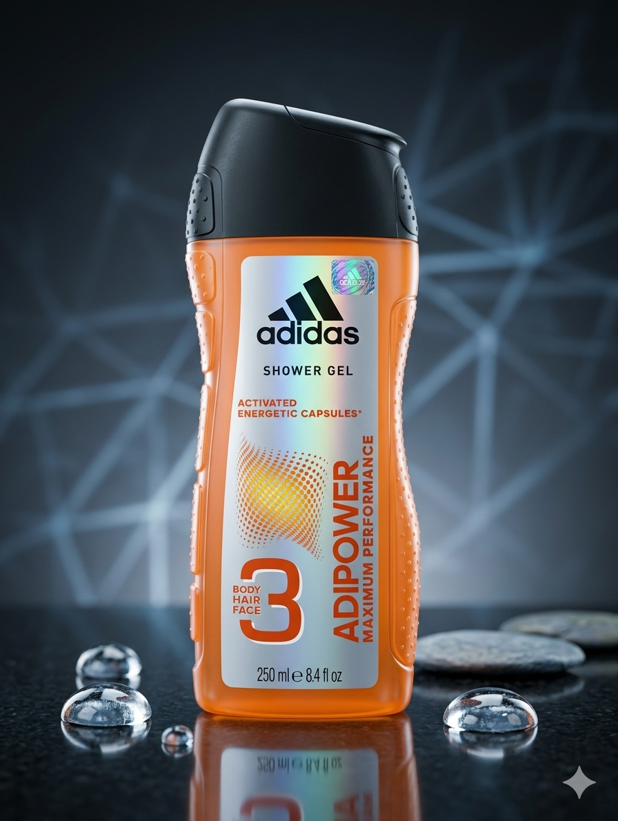 1782750788547 Adidas Adipower 3-in-1 Shower Gel - Image 1
