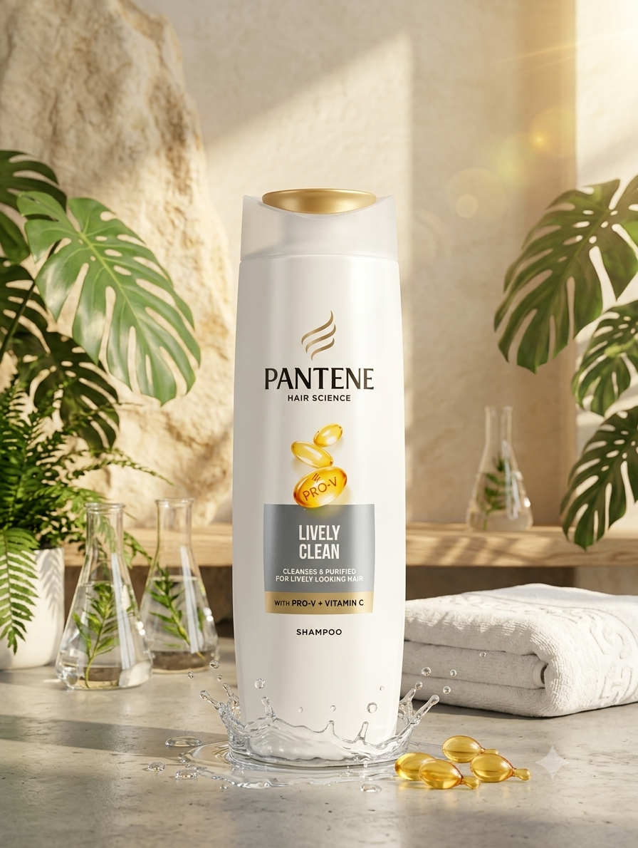 1783073616882 Pantene Hair Science Lively Clean Shampoo - Image 1