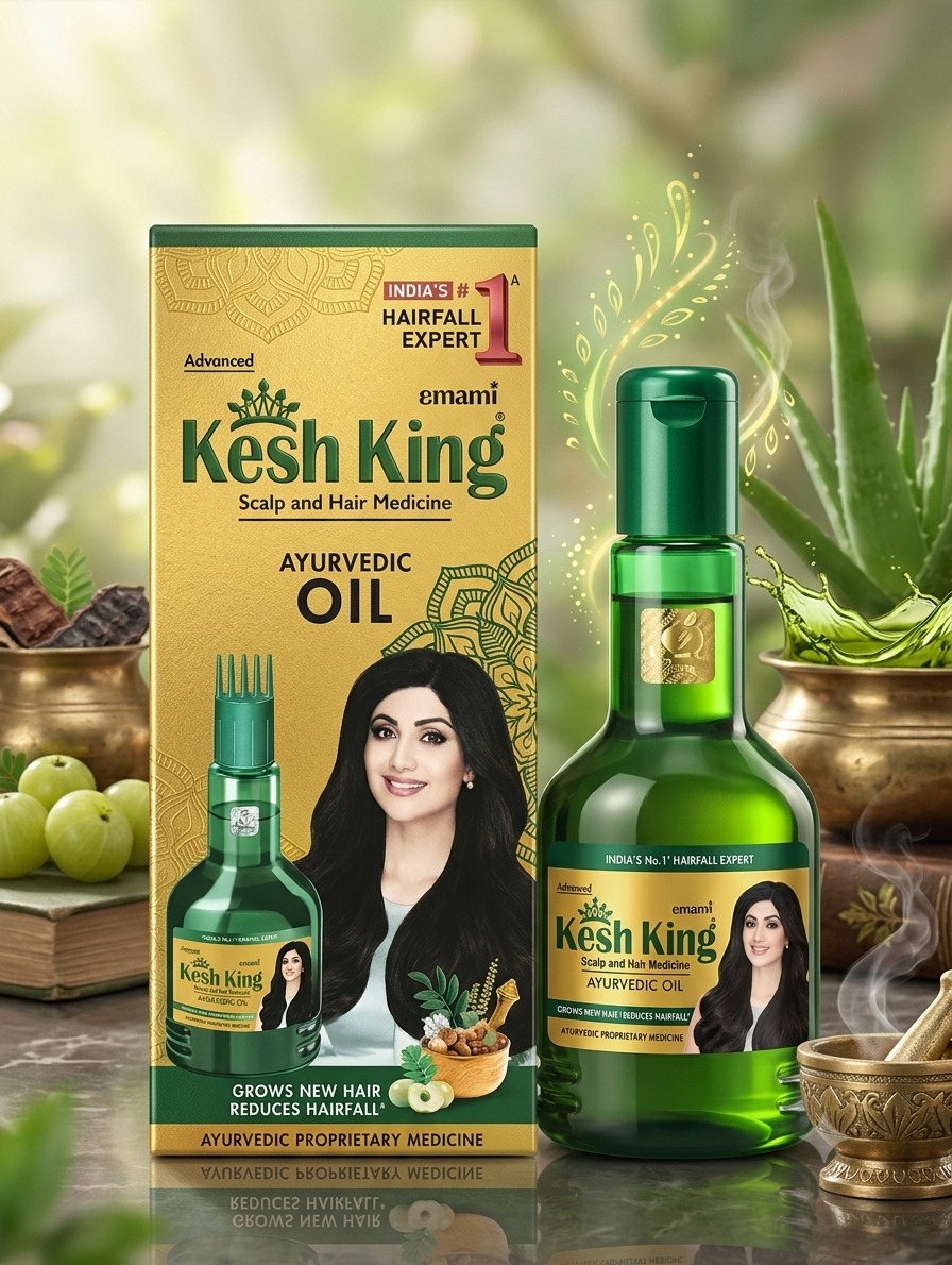 1783760051689 Kesh King Ayurvedic Scalp and Hair Medicine Oil (100ml) - Image 1