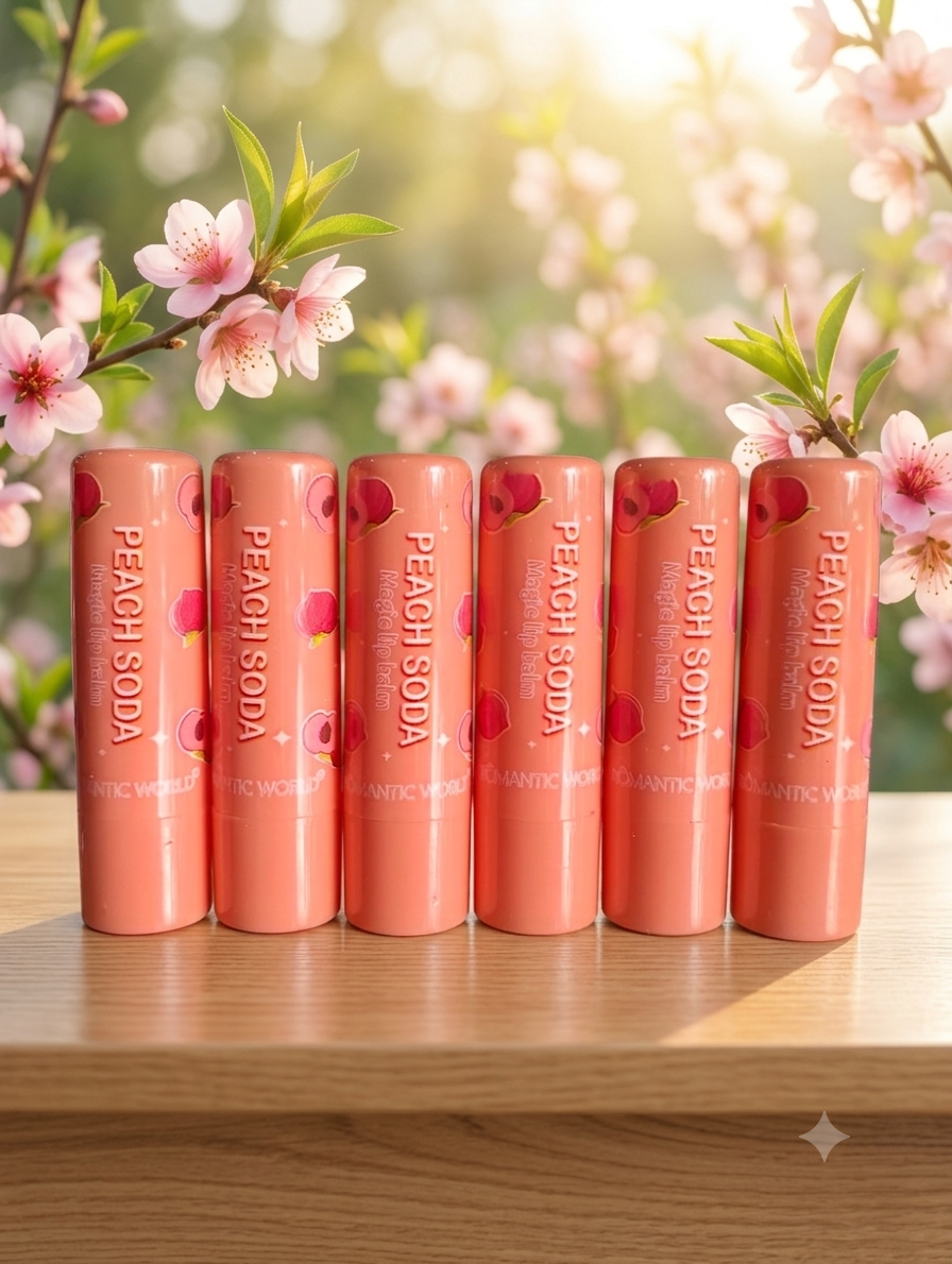 1784535764168 Romantic World - Peach Soda Magic Lip Balm - Image 1