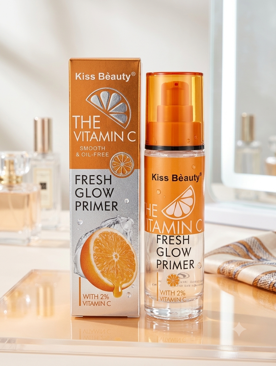 1785123830968 Kiss Beauty – Fresh Glow Vitamin C Primer (35 ml) - Image 1