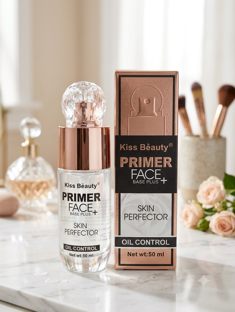 1785128099143 Kiss Beauty Primer Face Base Plus – Skin Perfector (Oil Control - Image 1