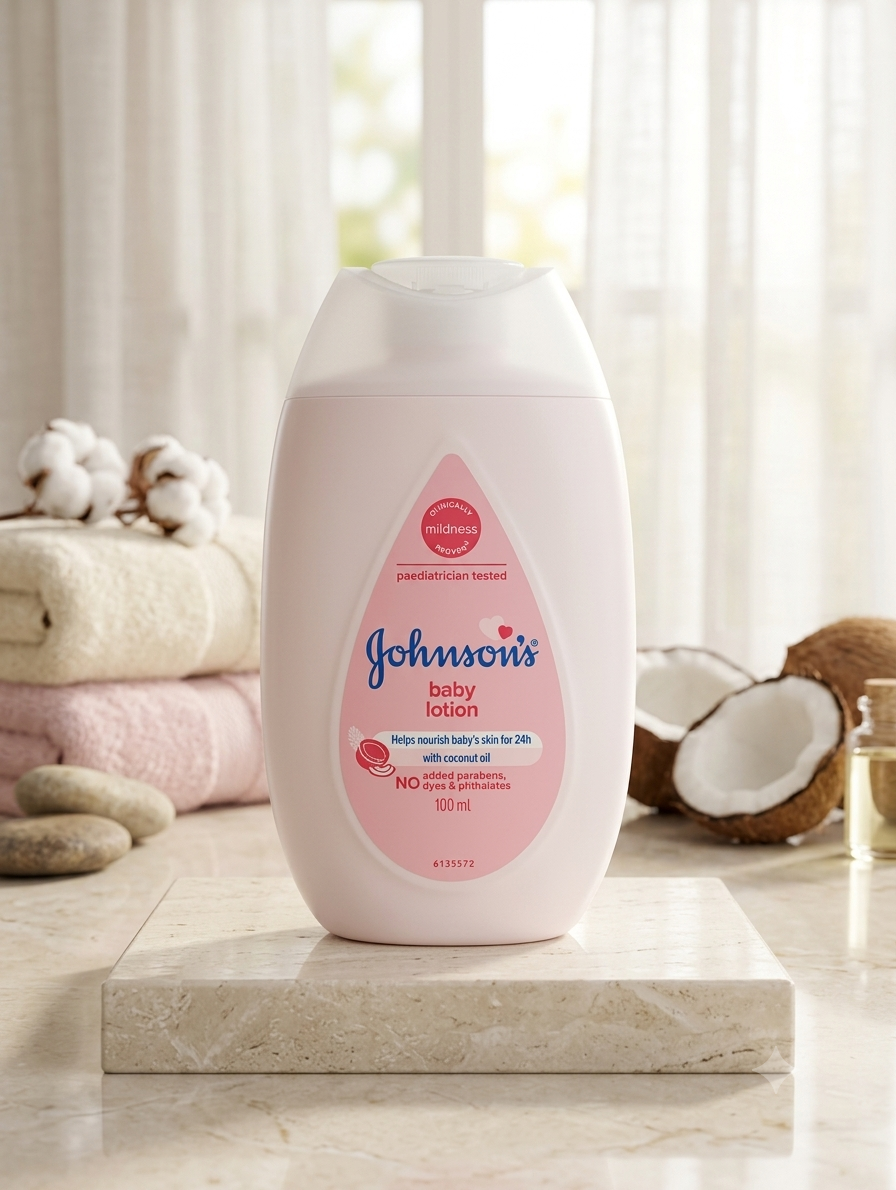 1785214971047 Johnson's Baby Lotion with Coconut Oil (100ml) - Image 1