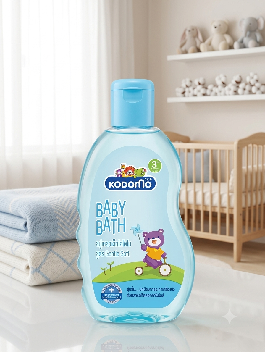 1785314436514 Kodomo Baby Bath Gentle Soft (200ml) - Image 1